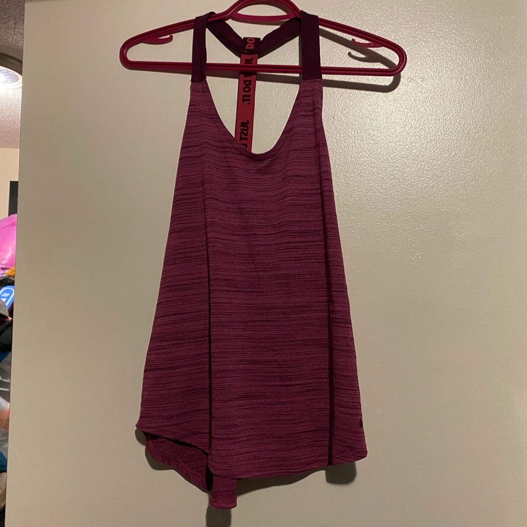 Nike Elastika Heathered Red Training Tank Top